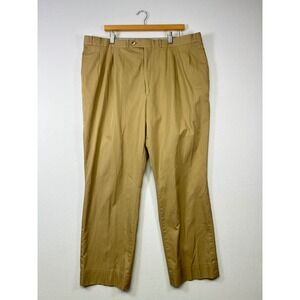 Classic Core Titleist Collection Men's 42x30 Khaki Tan Straight Dress Pants